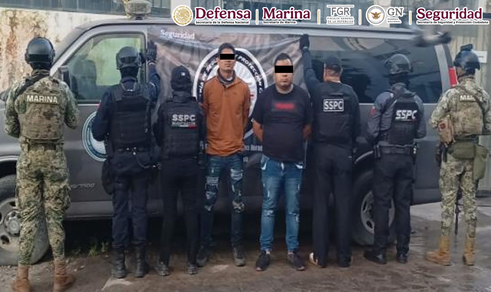 En dos acciones en Sinaloa, detienen a cinco hombres en posesión de armas de fuego